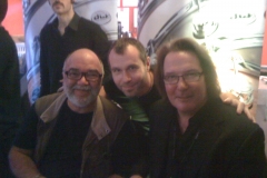 Bagshow 2012 avec Peter Erskine et John Good (DW)
